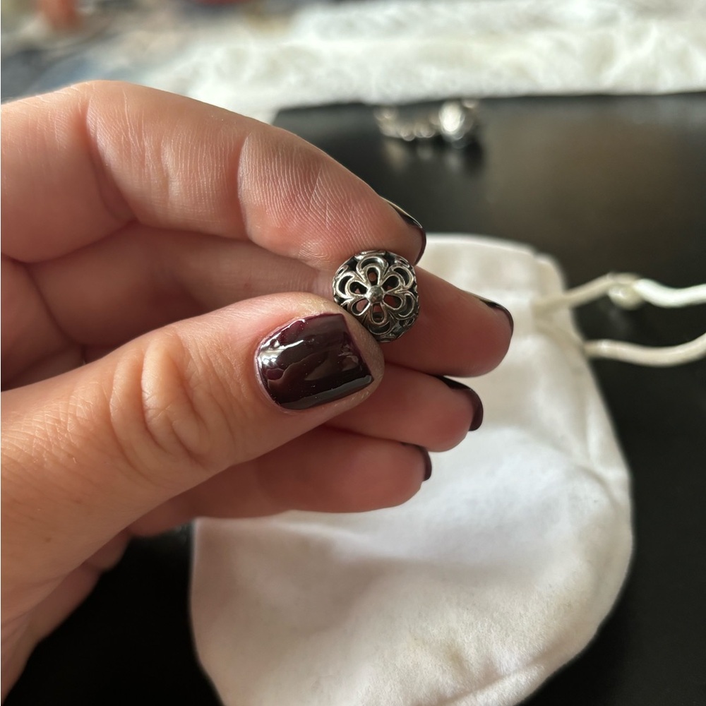 Pandora see through flower charm